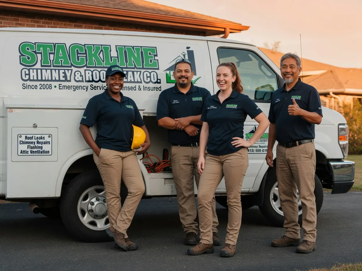 Chimney flashing repair company in Exeter, CA